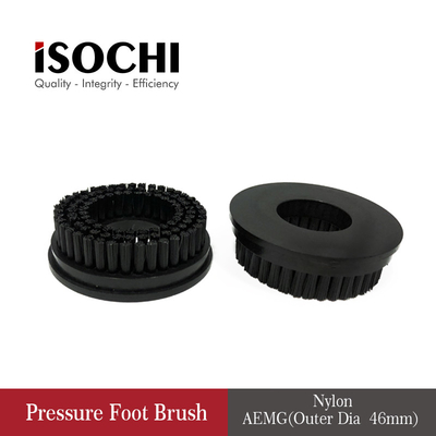 Nylon Pressure Foot Brush 46mm Outside Diameter For AEMG Routing Machine