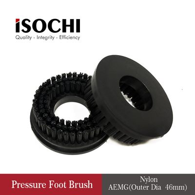 Nylon Pressure Foot Brush 46mm Outside Diameter For AEMG Routing Machine