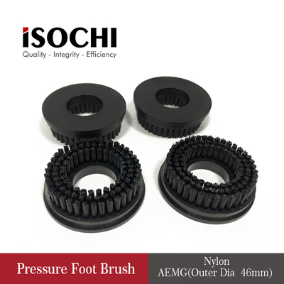 Nylon Pressure Foot Brush 46mm Outside Diameter For AEMG Routing Machine