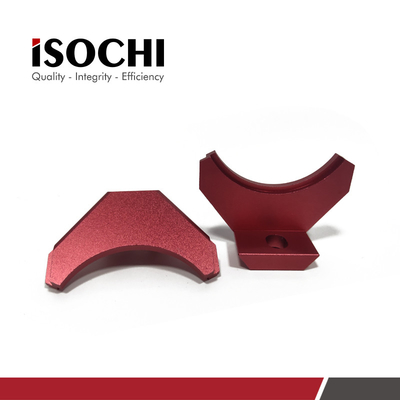 Red Pressure Foot Cup Fixed Block For PCB CNC Anderson / AEMG Routing Machine